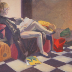 Nude 16 - Figurative painting in oil by Marilyn Fenn