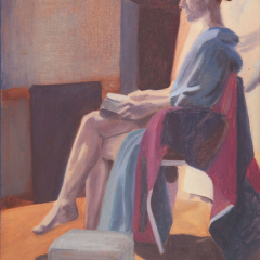 Nude 15 - Figurative painting in oil by Marilyn Fenn