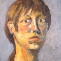 Self Portrait 12 - Oil Painting by Marilyn Fenn