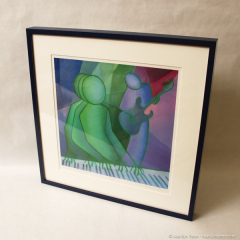 Chris & Brad at Donn’s - giclee prints by Marilyn Fenn