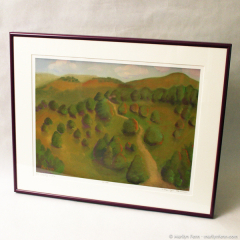 Hill Country Scene - framed giclee print by Marilyn Fenn