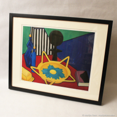 Still Life with Fertility Doll I - framed giclee print by Marilyn Fenn