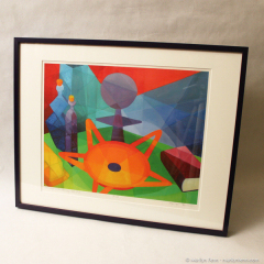 Still Life with Fertility Doll III - framed giclee print by Marilyn Fenn