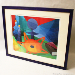Still Life with Fertility Doll III - framed giclee print by Marilyn Fenn