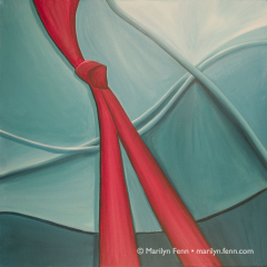 Knot - Acrylic painting by Marilyn Fenn