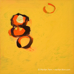 Be-Bop-a-Re-Bop - Acrylic painting by Marilyn Fenn