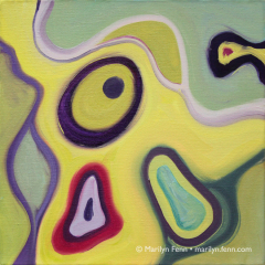 Bloop! - Oil painting by Marilyn Fenn