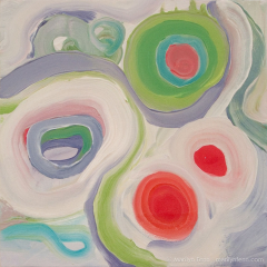 Clobbered by Picasso - Oil painting by Marilyn Fenn