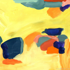 Composition Number 2 - Acrylic painting by Marilyn Fenn