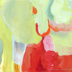 Composition Number 6 - Acrylic painting by Marilyn Fenn