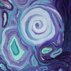 Here We Go Again, August 29, 2012 - Oil painting by Marilyn Fenn