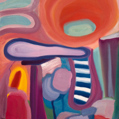 Our City - Oil painting by Marilyn Fenn