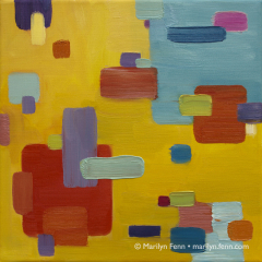 Pecan Street Boogie - Oil painting by Marilyn Fenn