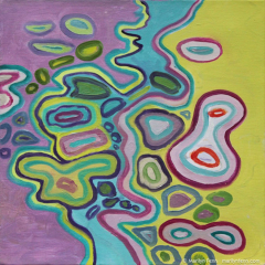Yeast Party - Oil painting by Marilyn Fenn
