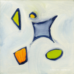 Sproing! - Small oil painting by Marilyn Fenn
