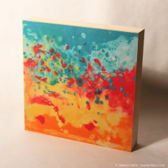 Chuka Nunchaka, Giclee print, mounted on a 2" deep wood box, 12" x 12", © 2007 Marilyn Fenn