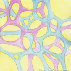Organics 33 - Painting by Marilyn Fenn