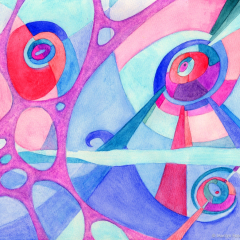Organics 30 - Painting by Marilyn Fenn