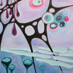 Organics 31 - Painting by Marilyn Fenn
