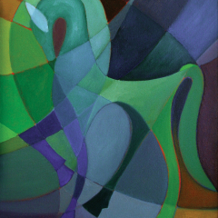 Etruscan Horse - Oil painting by Marilyn Fenn