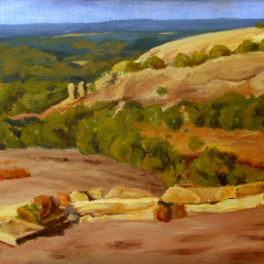 Enchanted-Rock - Oil painting by Marilyn Fenn