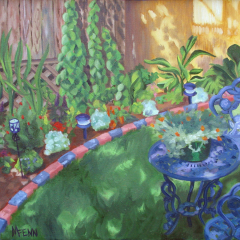 My Garden - Oil painting by Marilyn Fenn