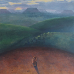 There Must Be an Angel I - Oil painting by Marilyn Fenn