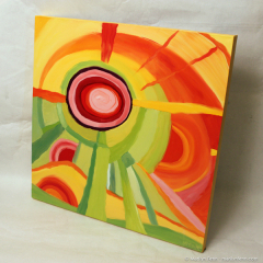 Energy Renewal - medium abstract oil painting by Marilyn Fenn
