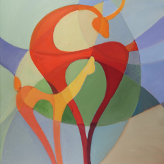 Mother and Child - Oil painting by Marilyn Fenn