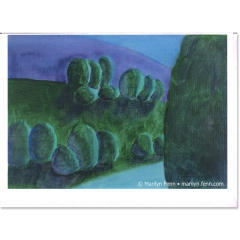 Night Card - Fine art cards by Marilyn Fenn