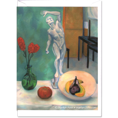 Still Life with Plaster Cast - Fine art greeting cards by Marilyn Fenn