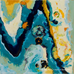 Candyloaf - Encaustic painting by Marilyn Fenn