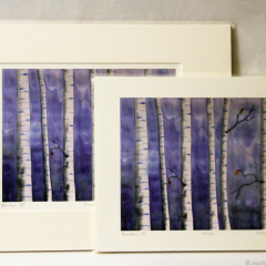 Birches - giclée prints by Marilyn Fenn