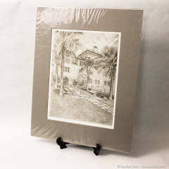 Courtyard at UT Architecture Building - giclee prints by Marilyn Fenn