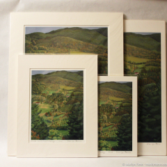 Hillside View at Giogalto - giclée prints by Marilyn Fenn