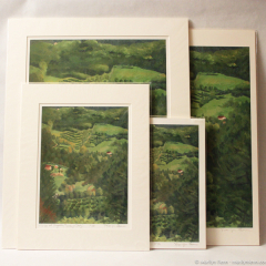 Hillside at Giogalto - giclée prints by Marilyn Fenn