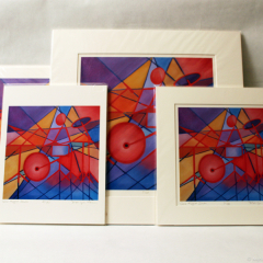 "One Flight Down" - giclée prints by Marilyn Fenn