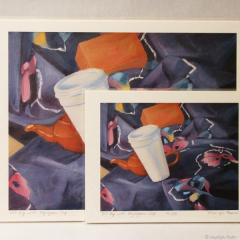 Still Life with Styrofoam Cup - giclée prints by Marilyn Fenn