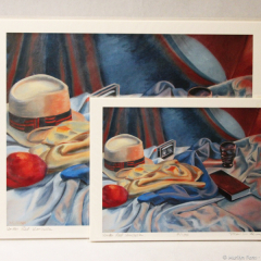Under Red Umbrella - giclée prints by Marilyn Fenn