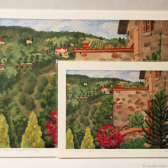 Villa View at Giogalto - giclee prints by Marilyn Fenn