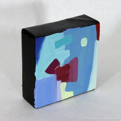 Color Mini 19 - Oil painting by Marilyn Fenn