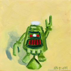 Et Tu Klaatu - painting by Marilyn Fenn