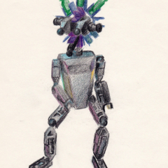 Kinex Character - Drawing by Marilyn Fenn