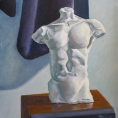 Torso - Oil Painting by Marilyn Fenn