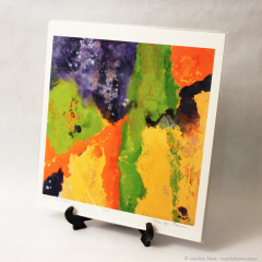 Behind the Wall - unmatted large print by Marilyn Fenn