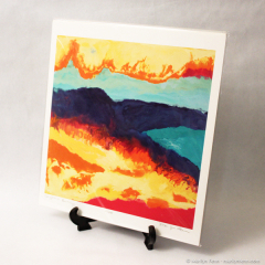 California Burning - unmatted large print by Marilyn Fenn
