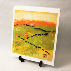 Field of Artists Dreams - unmatted large print by Marilyn Fenn