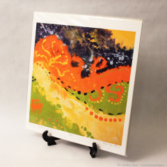 Nebulous Nebula - unmatted large print by Marilyn Fenn