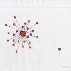 Connections 03 - Ink drawing by Marilyn Fenn